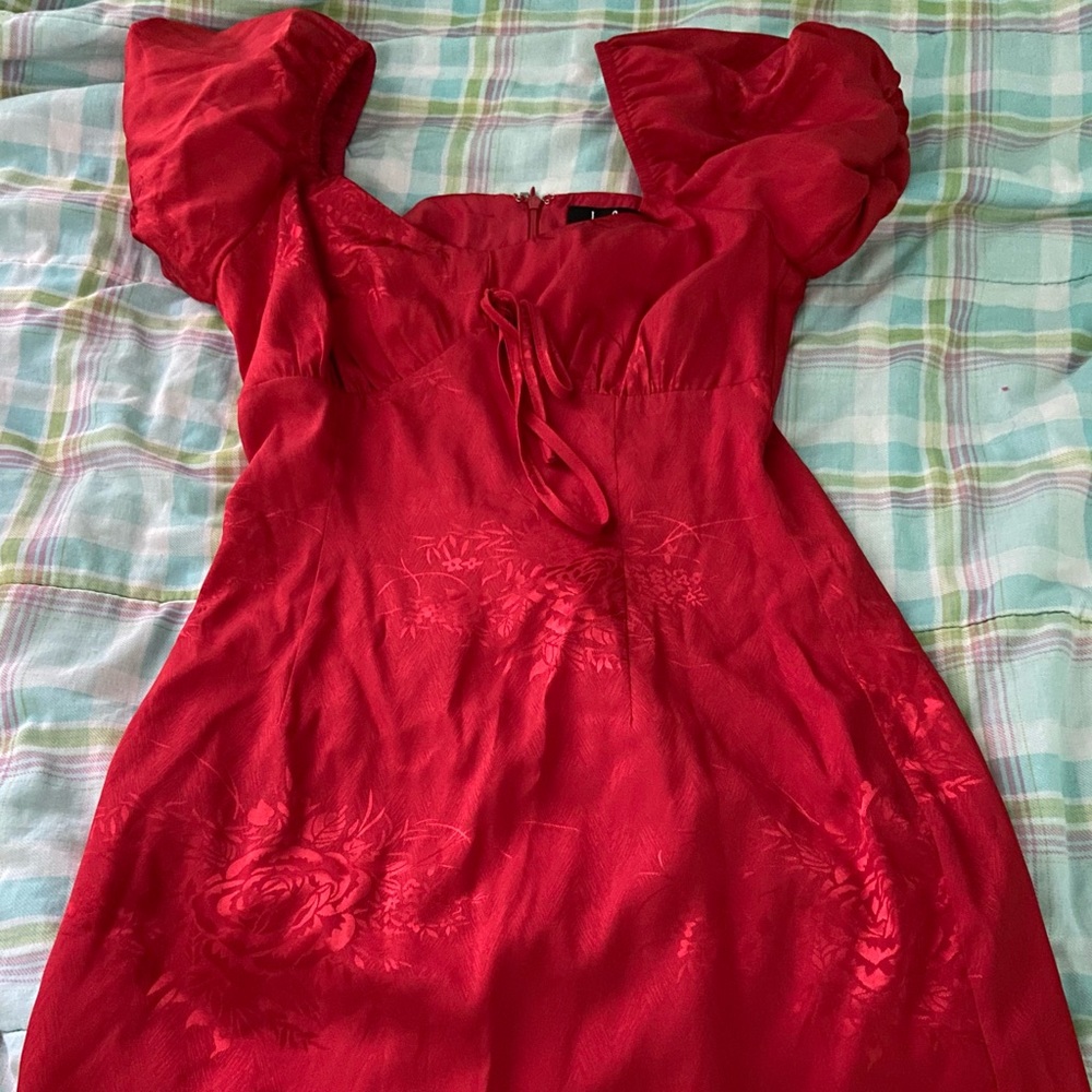Red Dress from Lulus